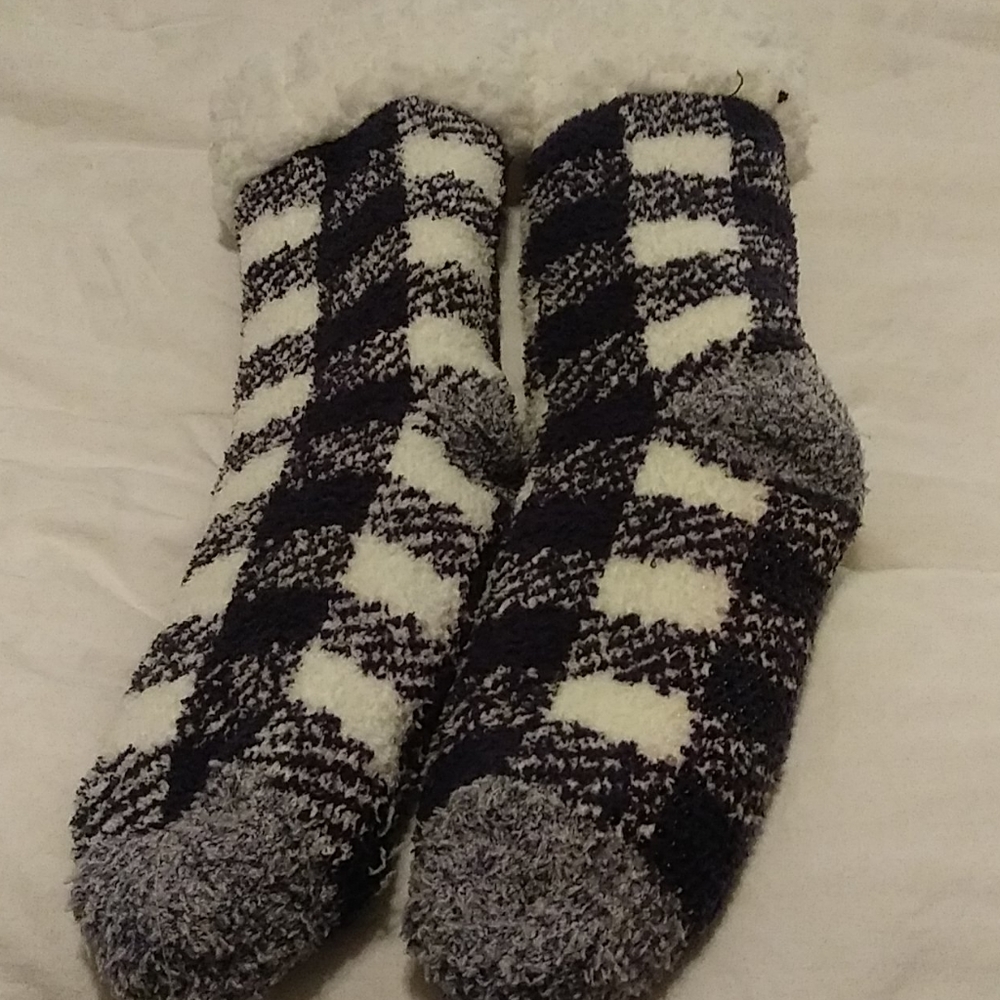 Never worn sherpa cabin socks